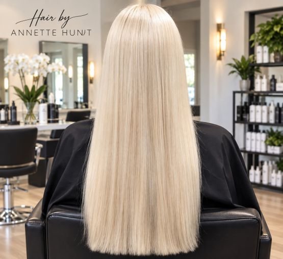 Long Blond hair by Annette Hunt