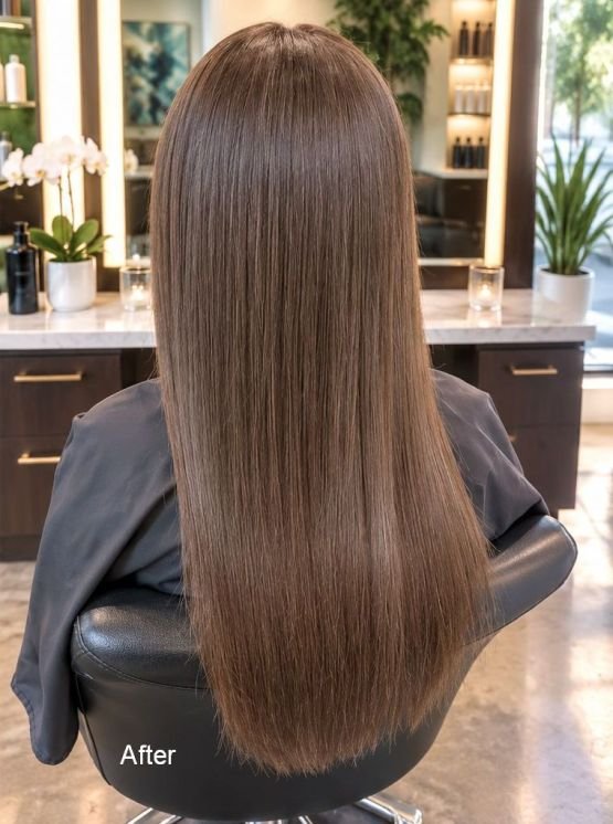 Curly long blond hair by Annette Hunt
